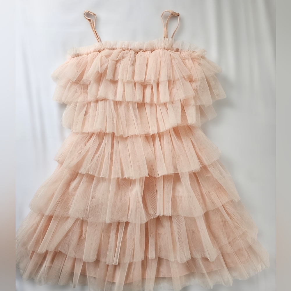 Stella Laguna Beach Blush Ruffle Mini Dress